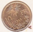 1913 – 10 Franken Gold (Vreneli)